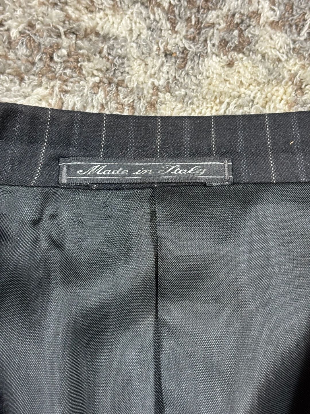 Corneliani Pinstripe Virgin Wool Suit and pants Made in Italy size 56R 11