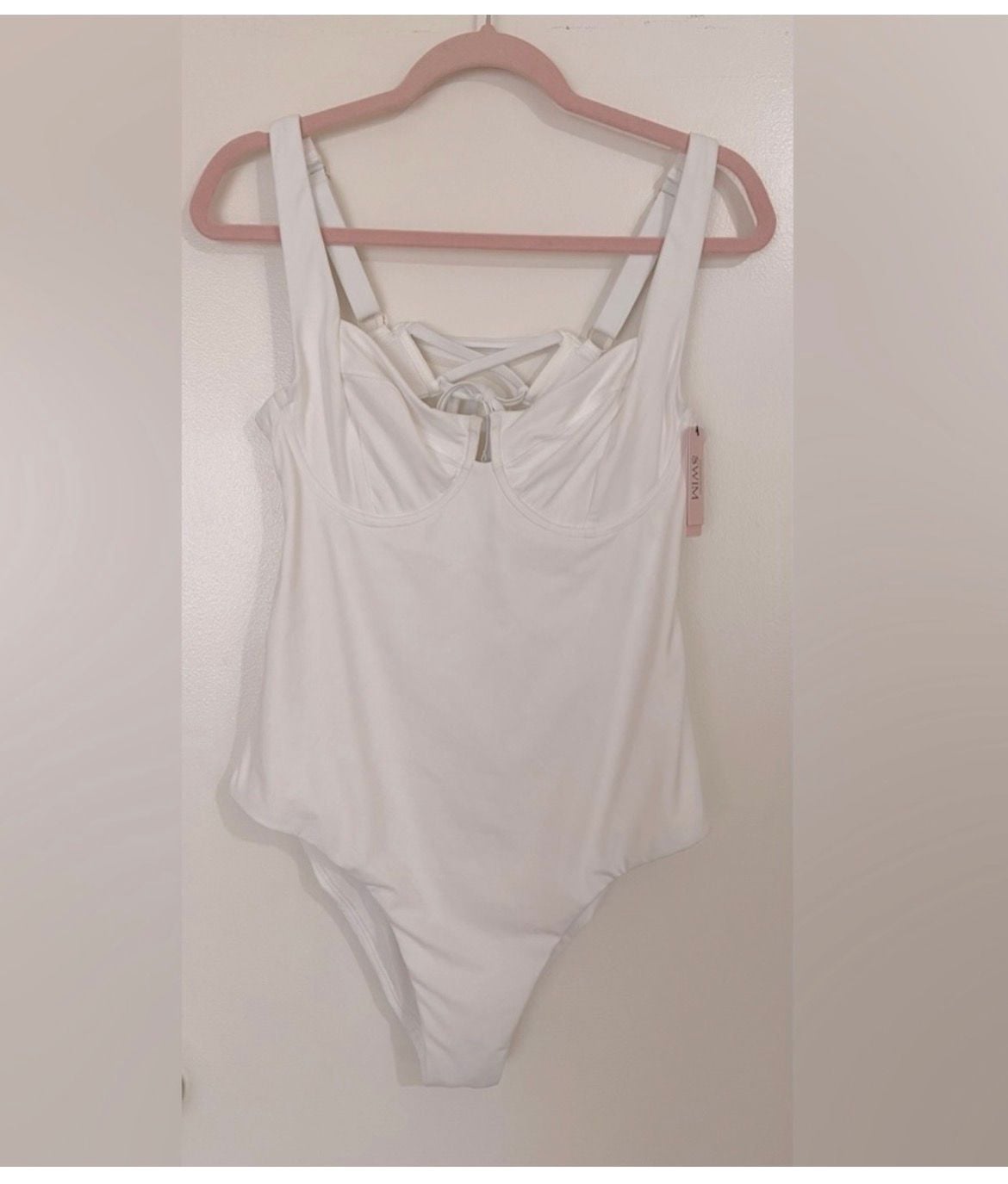 Victoria's Secret Swim Laced Back Underwire One-Piece Swimsuit 2