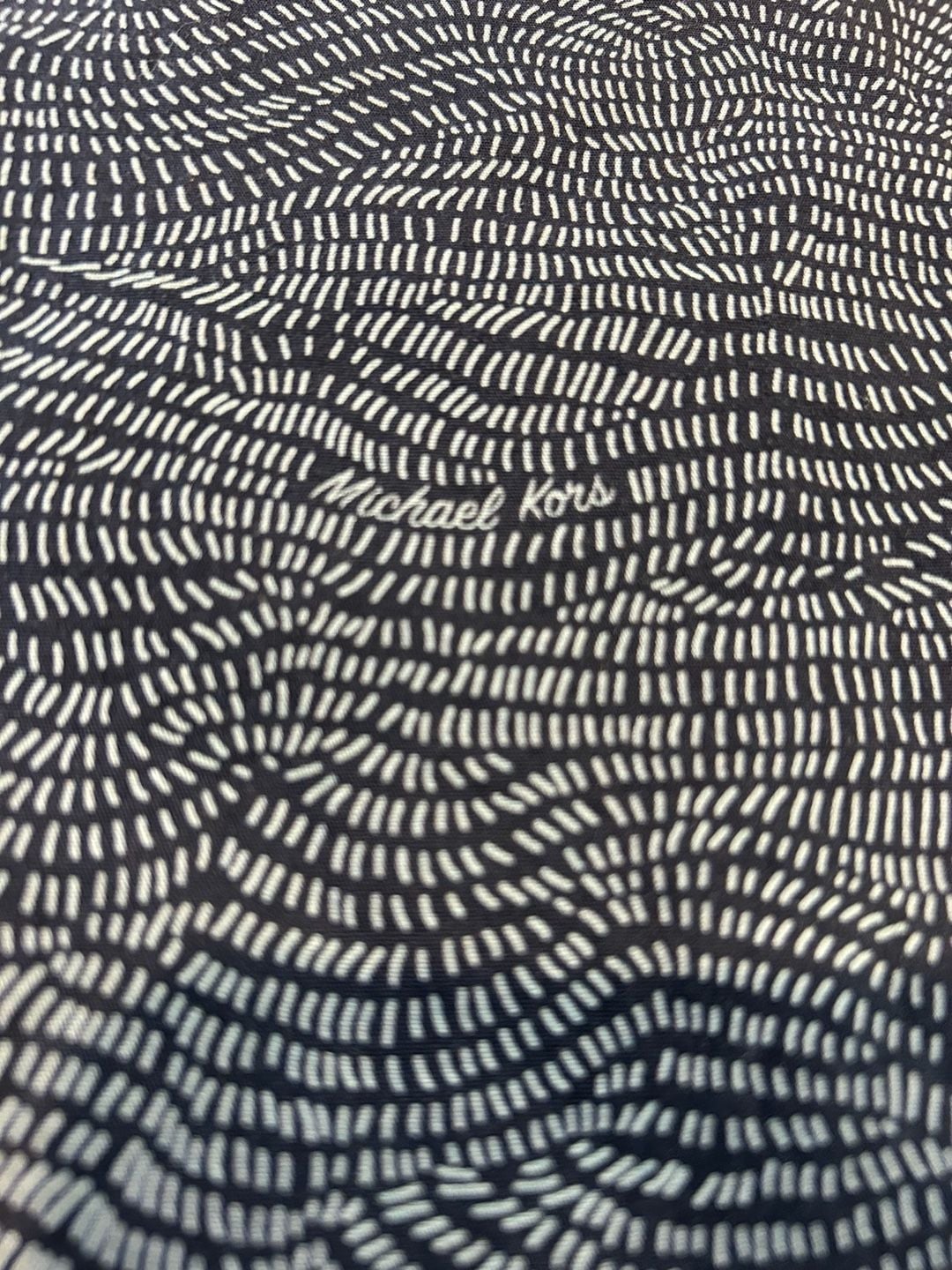 Michael Kors Men's Slim Fit Short Sleeve Button Down Shirt with Abstract Print 5