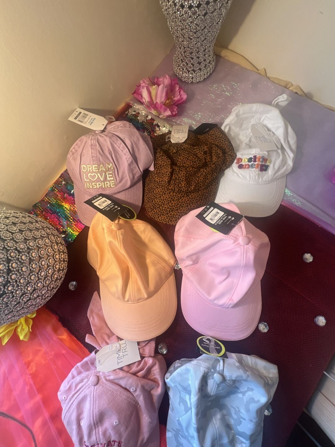 Time and Tru Womens Assorted Baseball Caps Lot 1