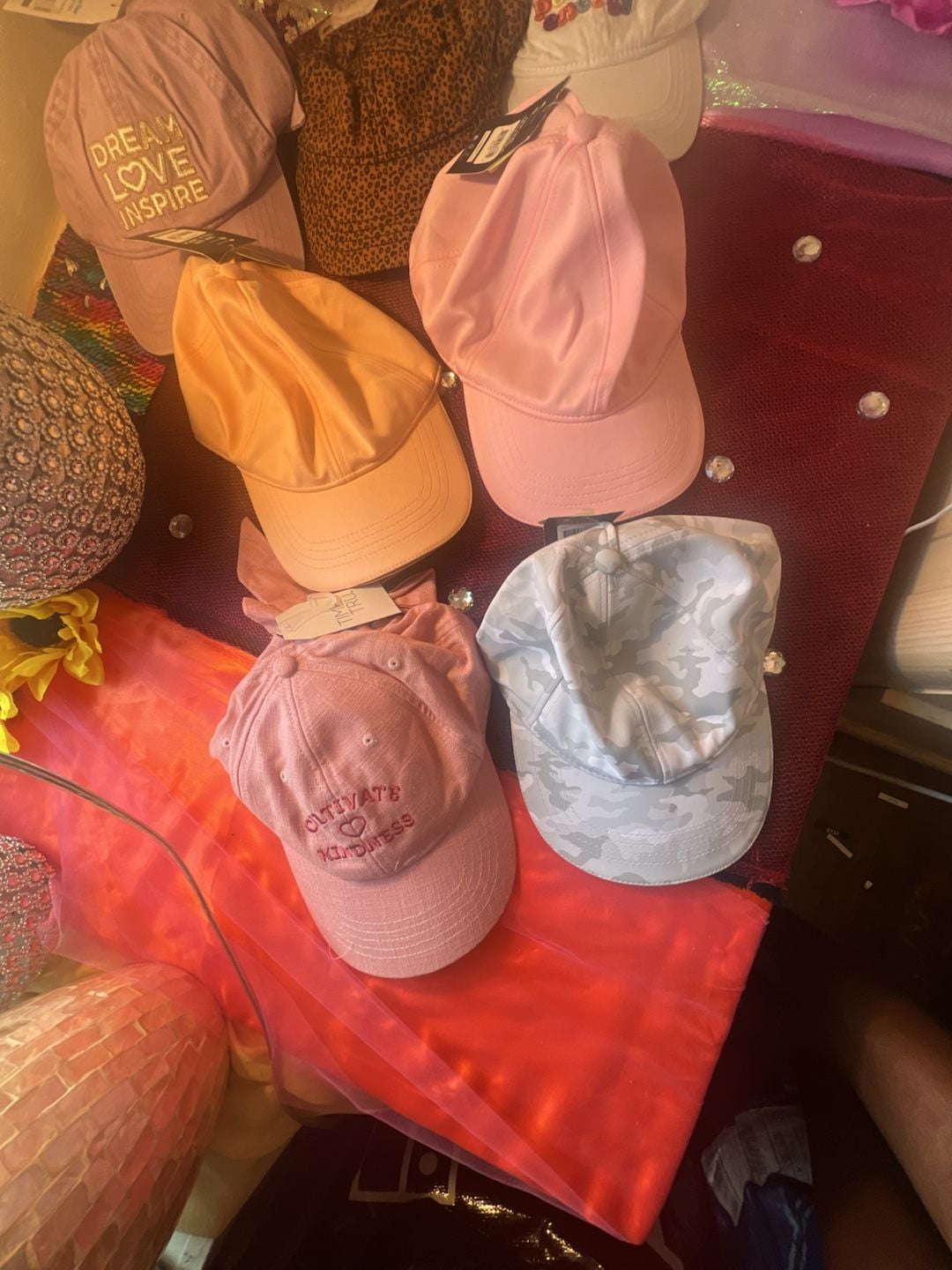 Time and Tru Womens Assorted Baseball Caps Lot 2
