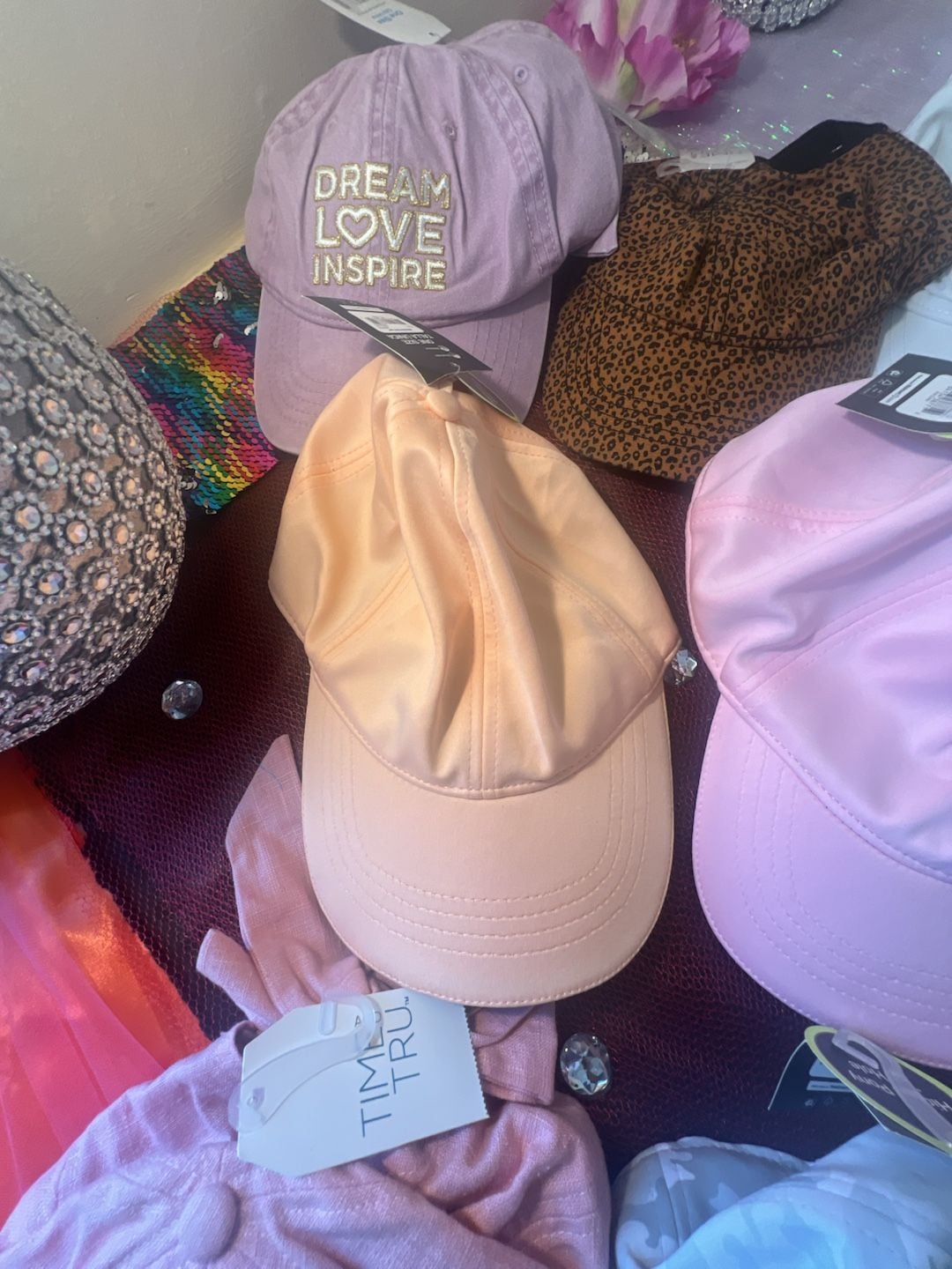Time and Tru Womens Assorted Baseball Caps Lot 7