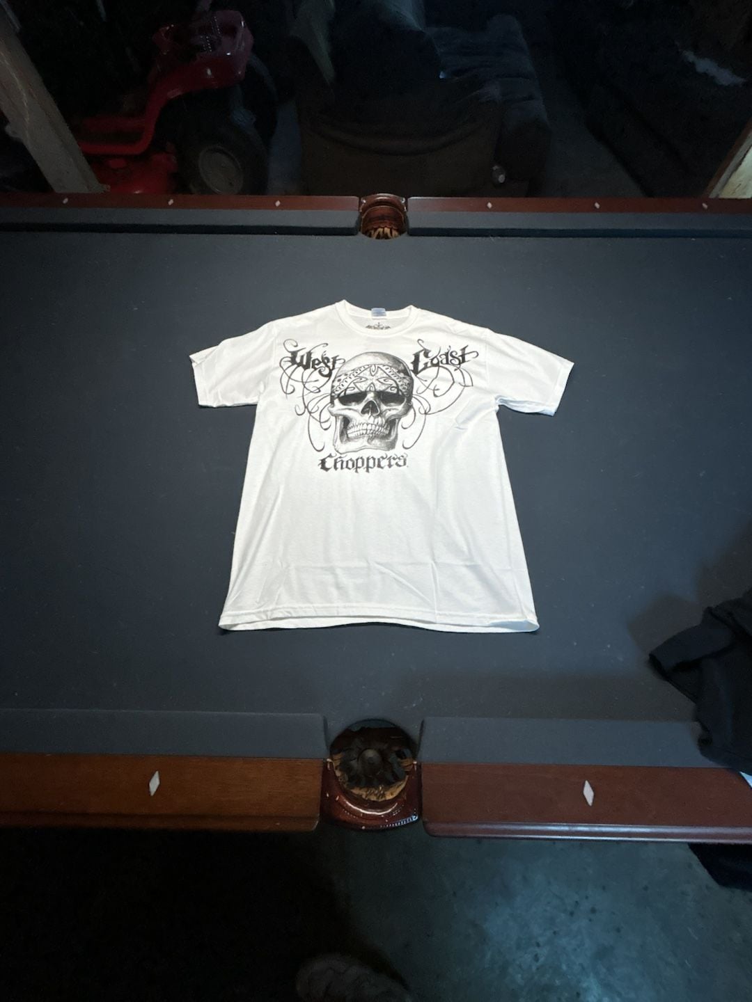 West Coast Choppers Skull Graphic Crew Neck T-Shirt 2