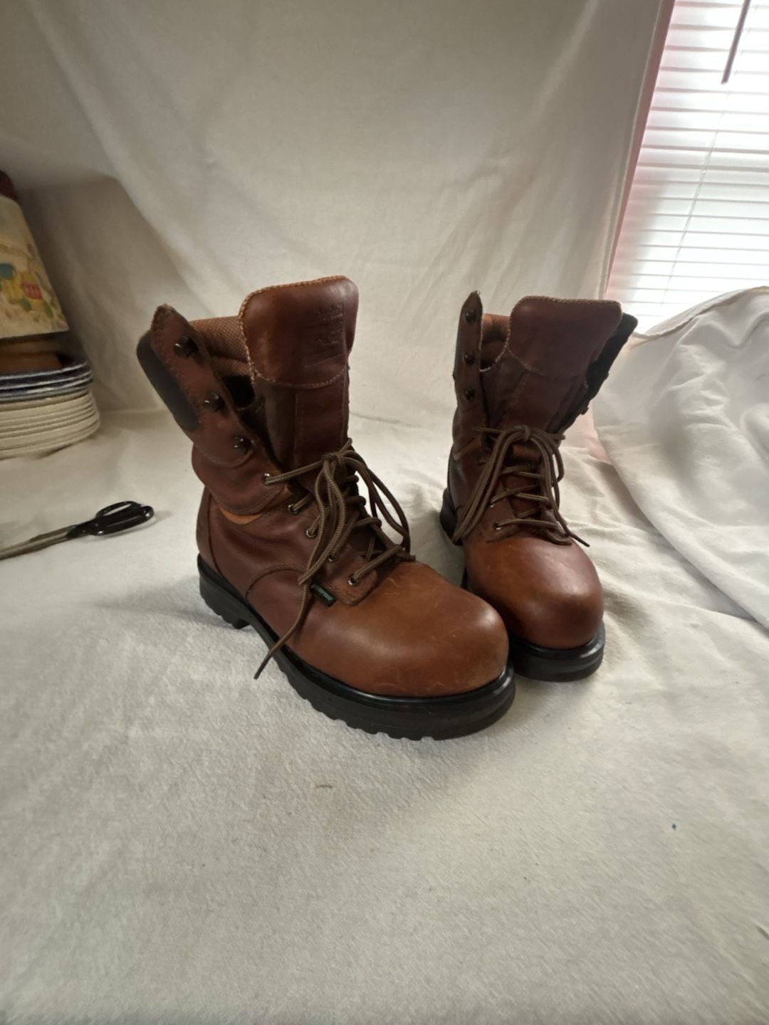 Timberland PRO TiTAN 8-Inch Alloy Toe Waterproof Work Boots 2