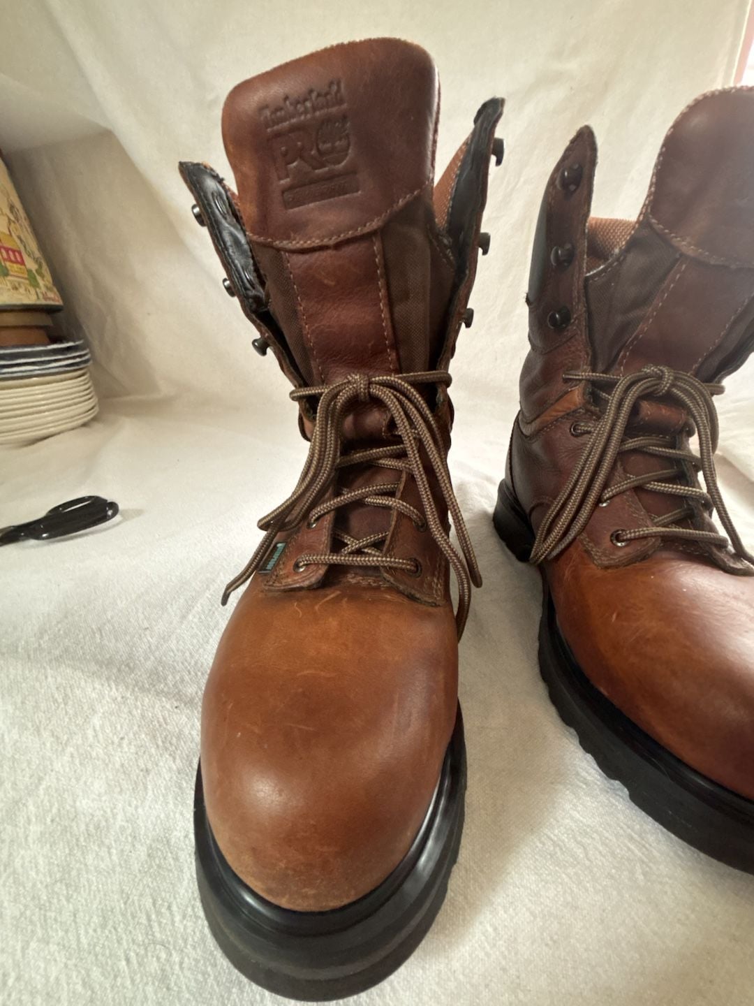 Timberland PRO TiTAN 8-Inch Alloy Toe Waterproof Work Boots 4