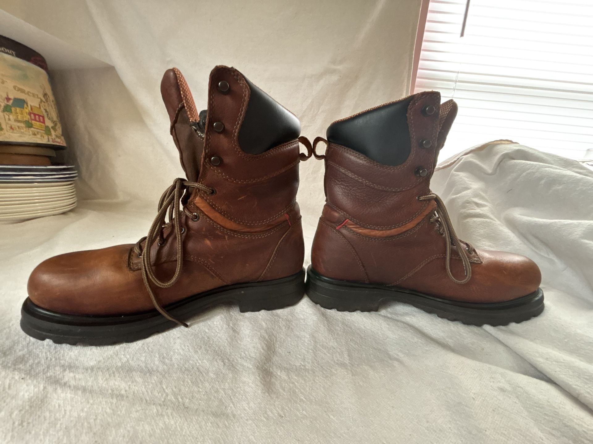 Timberland PRO TiTAN 8-Inch Alloy Toe Waterproof Work Boots 5