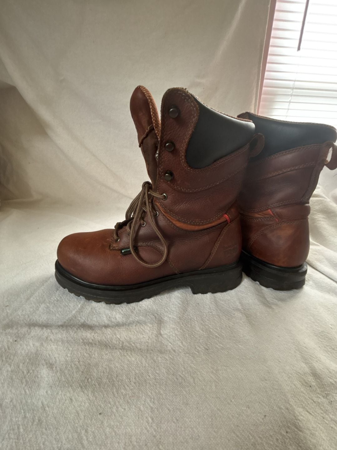 Timberland PRO TiTAN 8-Inch Alloy Toe Waterproof Work Boots 9