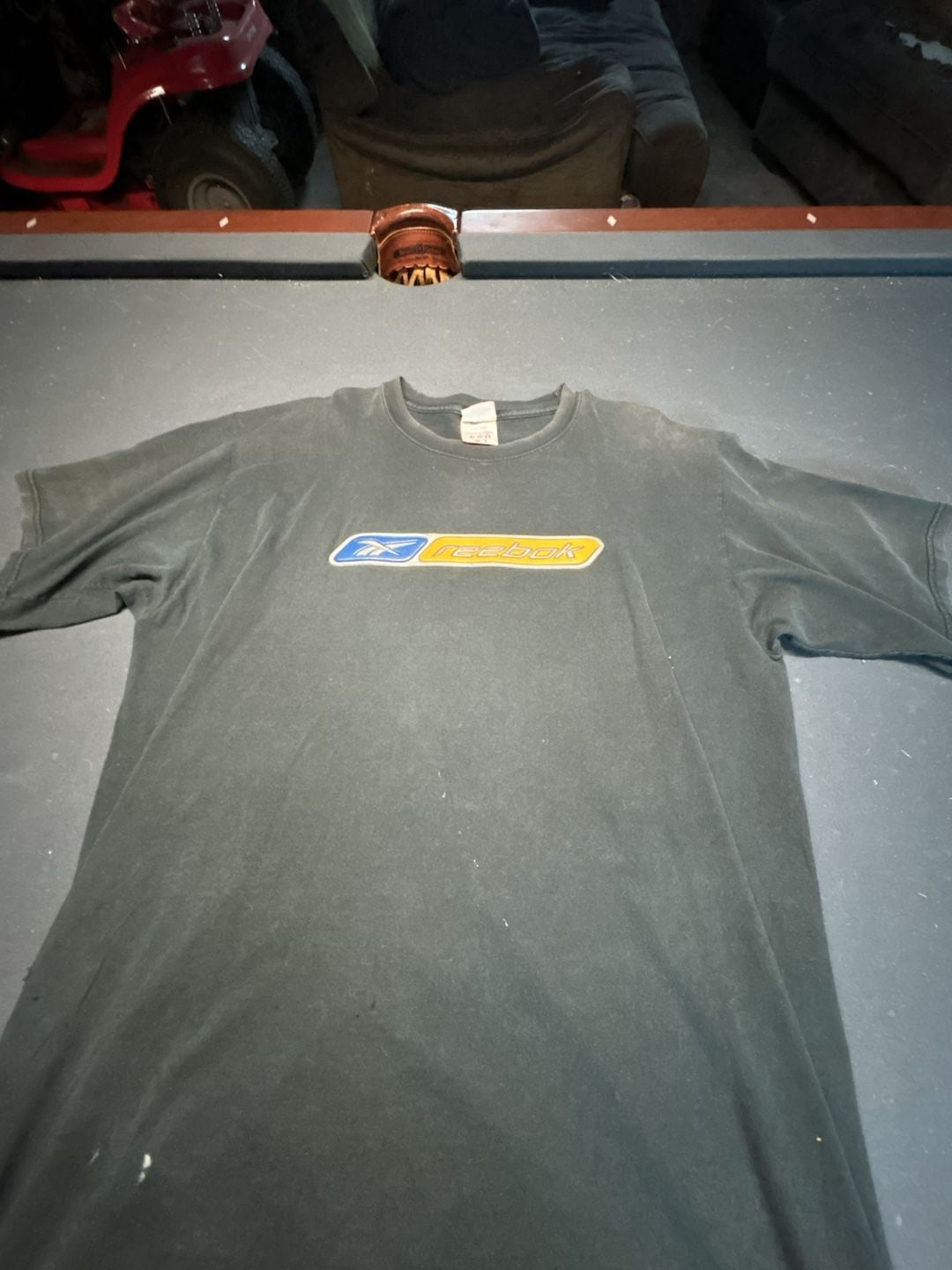 Vintage 90s Reebok Graphic Logo T-Shirt with Raised Rubberized Print 2