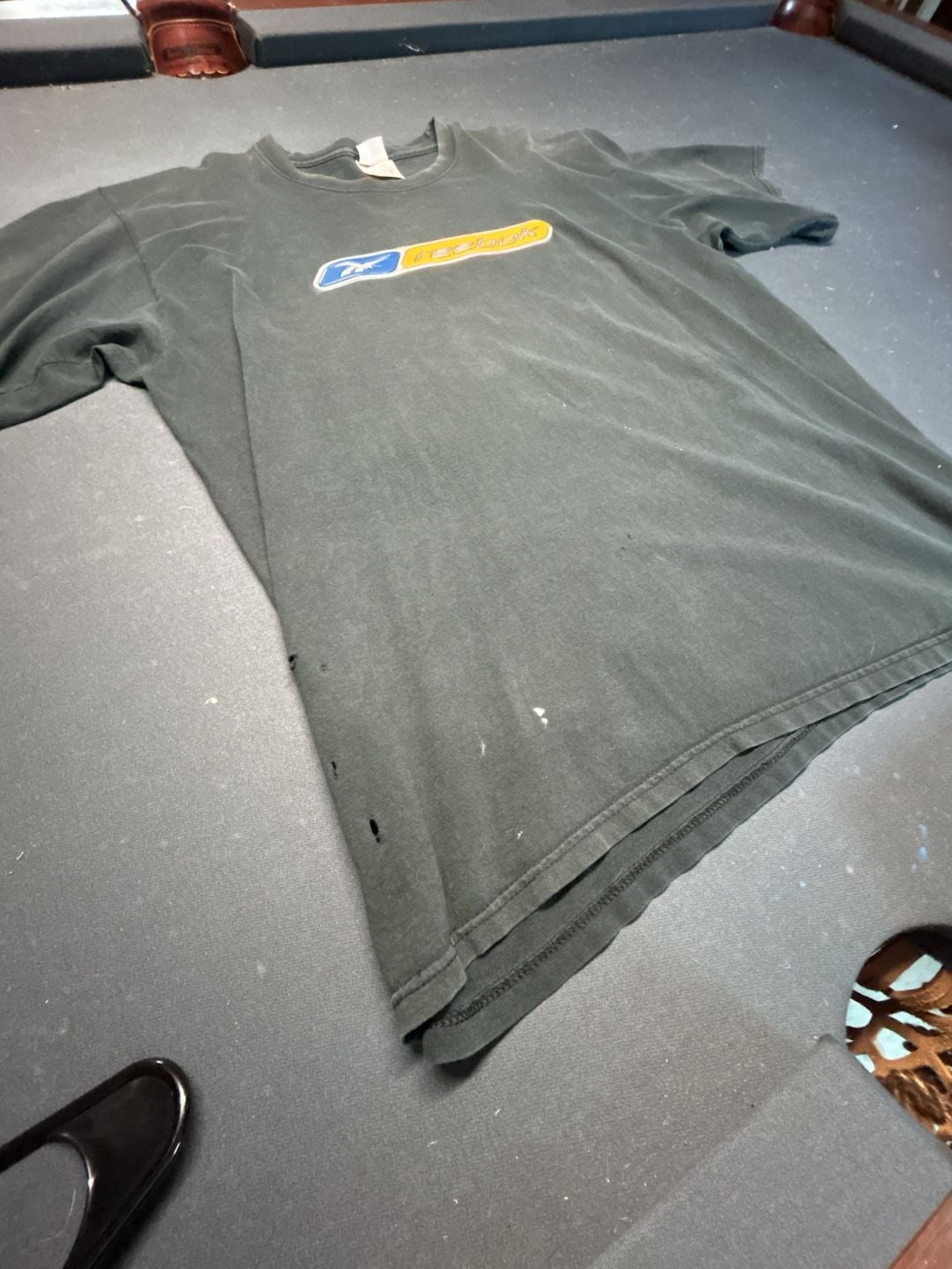 Vintage 90s Reebok Graphic Logo T-Shirt with Raised Rubberized Print 3