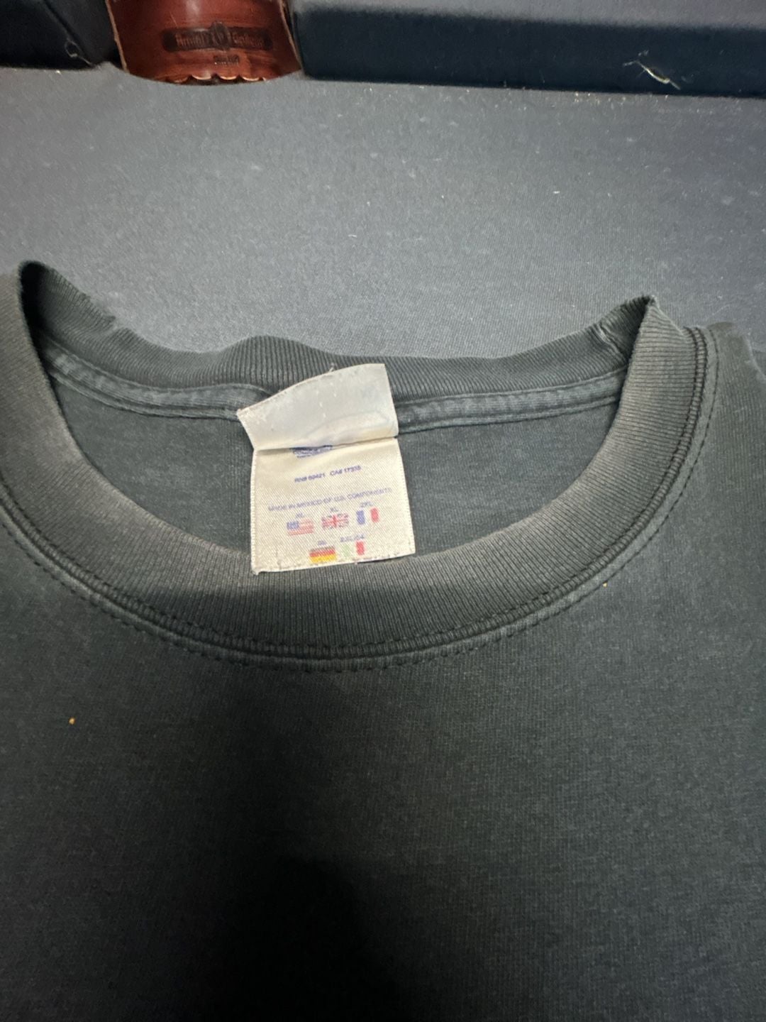 Vintage 90s Reebok Graphic Logo T-Shirt with Raised Rubberized Print 4