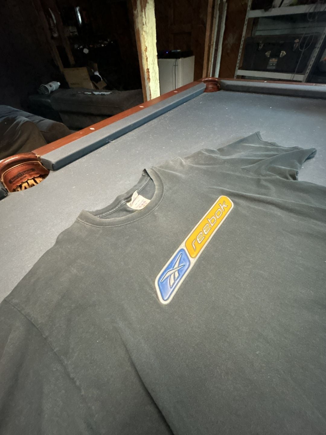 Vintage 90s Reebok Graphic Logo T-Shirt with Raised Rubberized Print 6