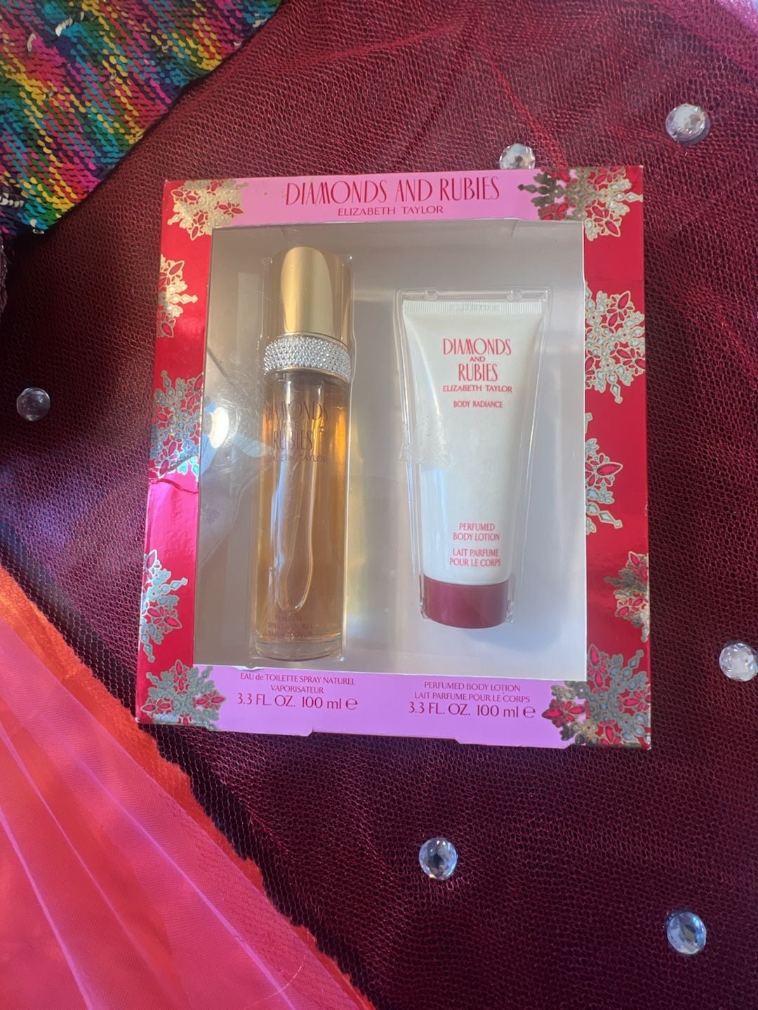 Elizabeth Taylor Diamonds and Rubies Perfume Gift Set 3.3 oz 1