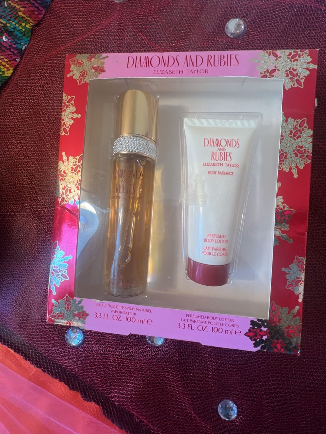 Elizabeth Taylor Diamonds and Rubies Perfume Gift Set 3.3 oz 5