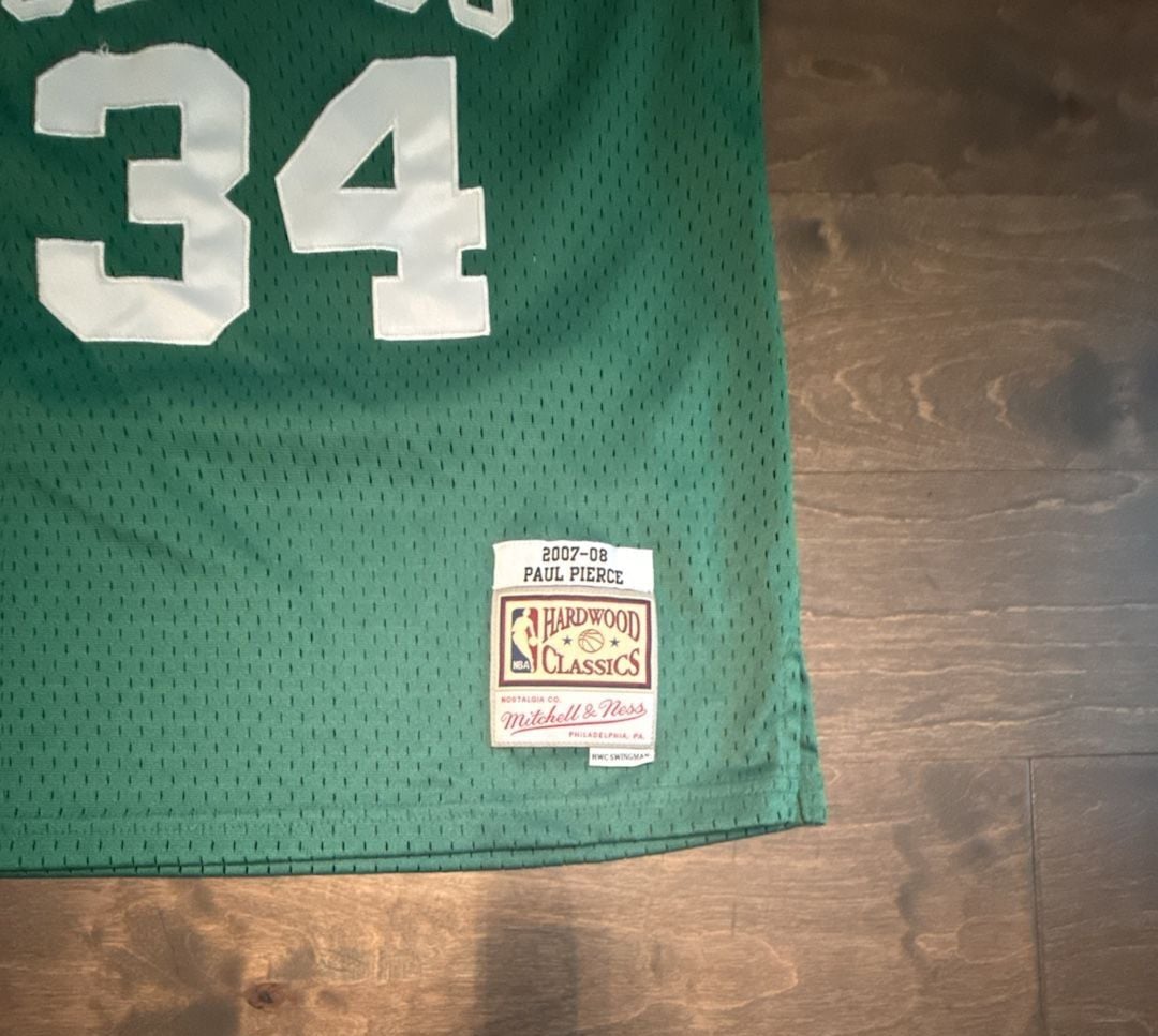 Mitchell & Ness Boston Celtics 07-08 Paul Pierce Hardwood Classics Jersey 4