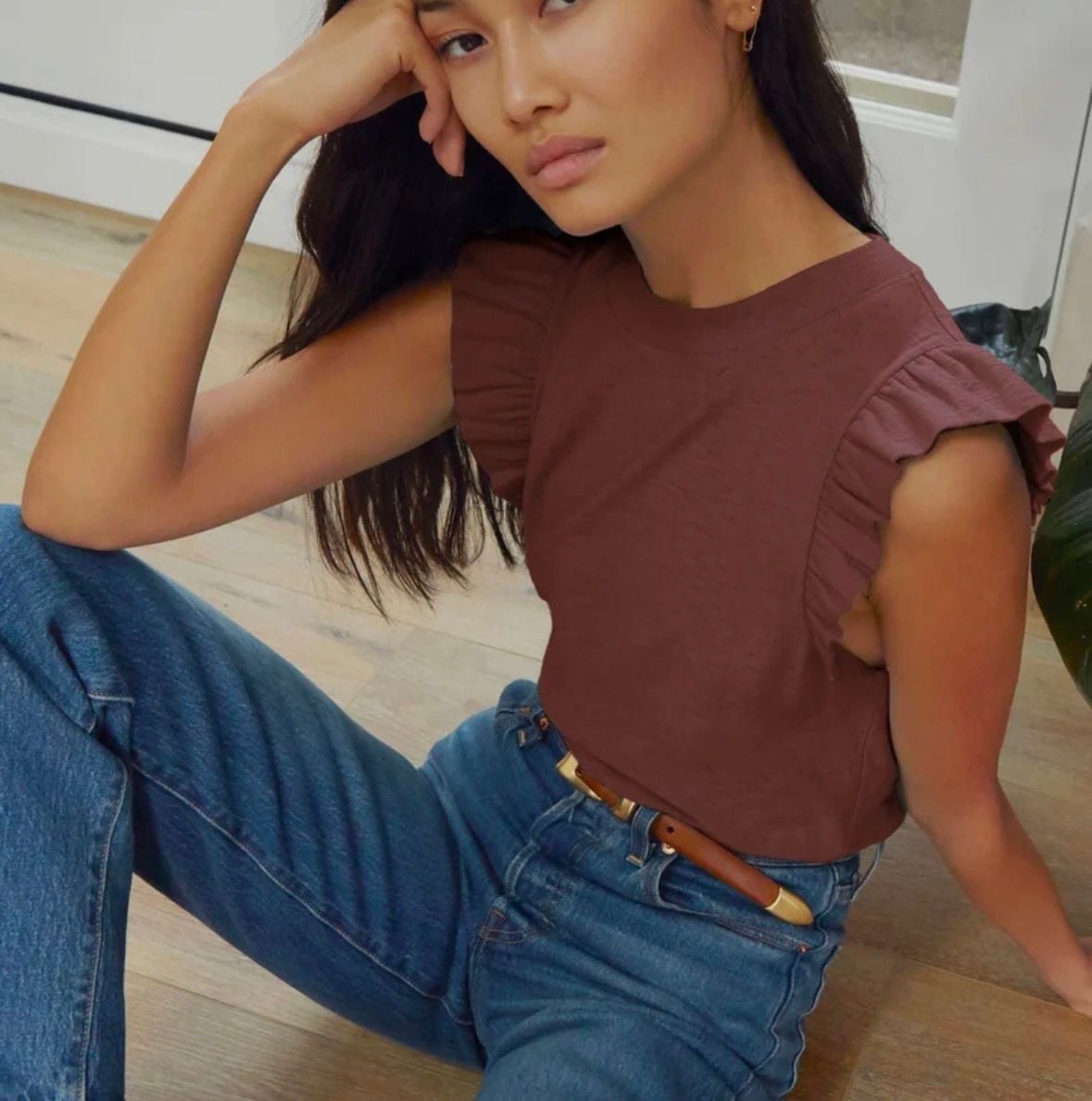 XS - Nation LTD Los Angeles ($85) Paulette Tank in Pinot Noir 2