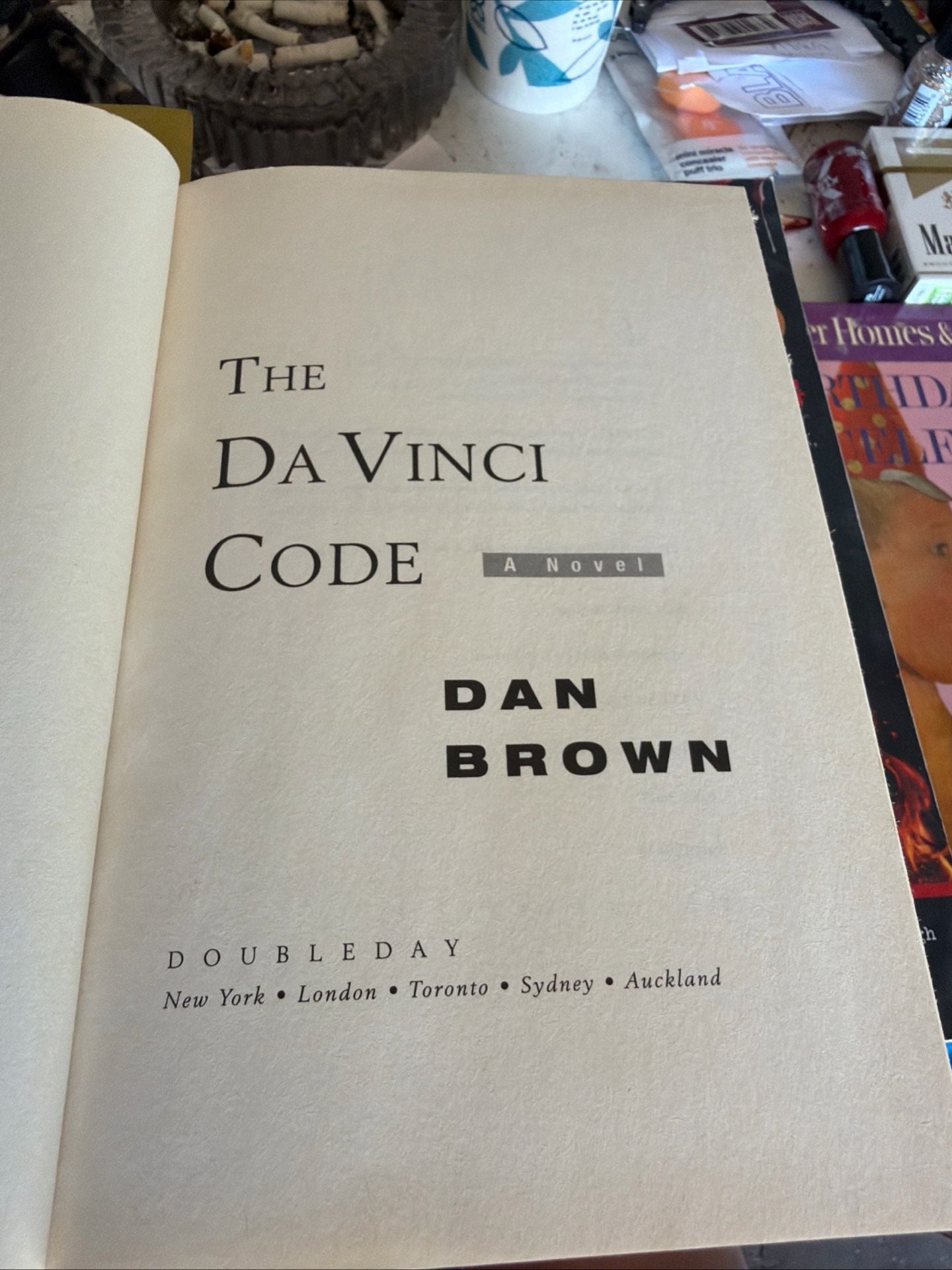 The Da Vinci Code by Dan Brown (2003) Hardcover First Edition 1