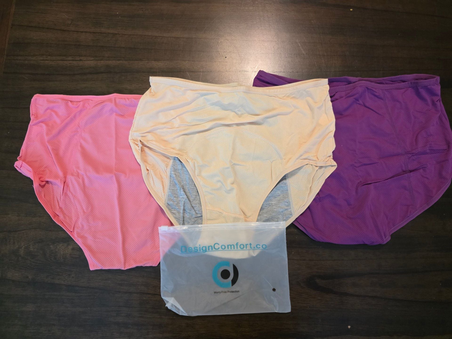 DesignComfort.co Leakproof Period and Incontinence Panties (3-Pack) 1
