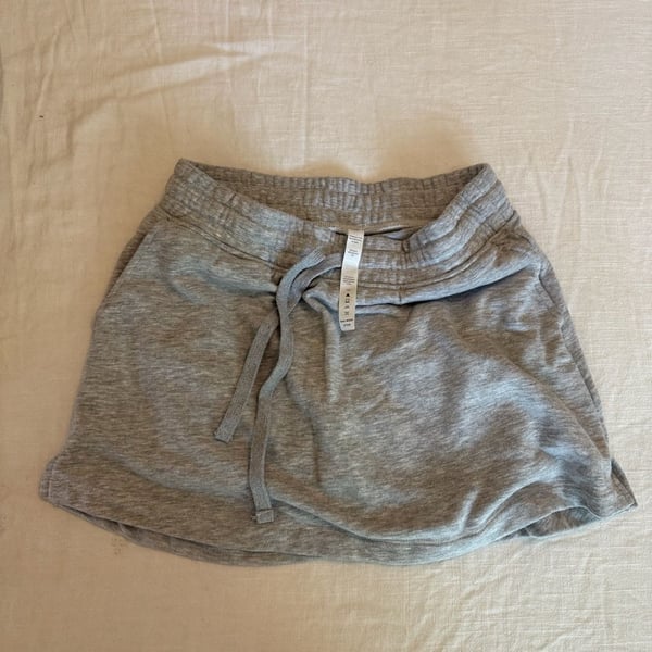 Talulah Grey Drawstring Athletic Skort