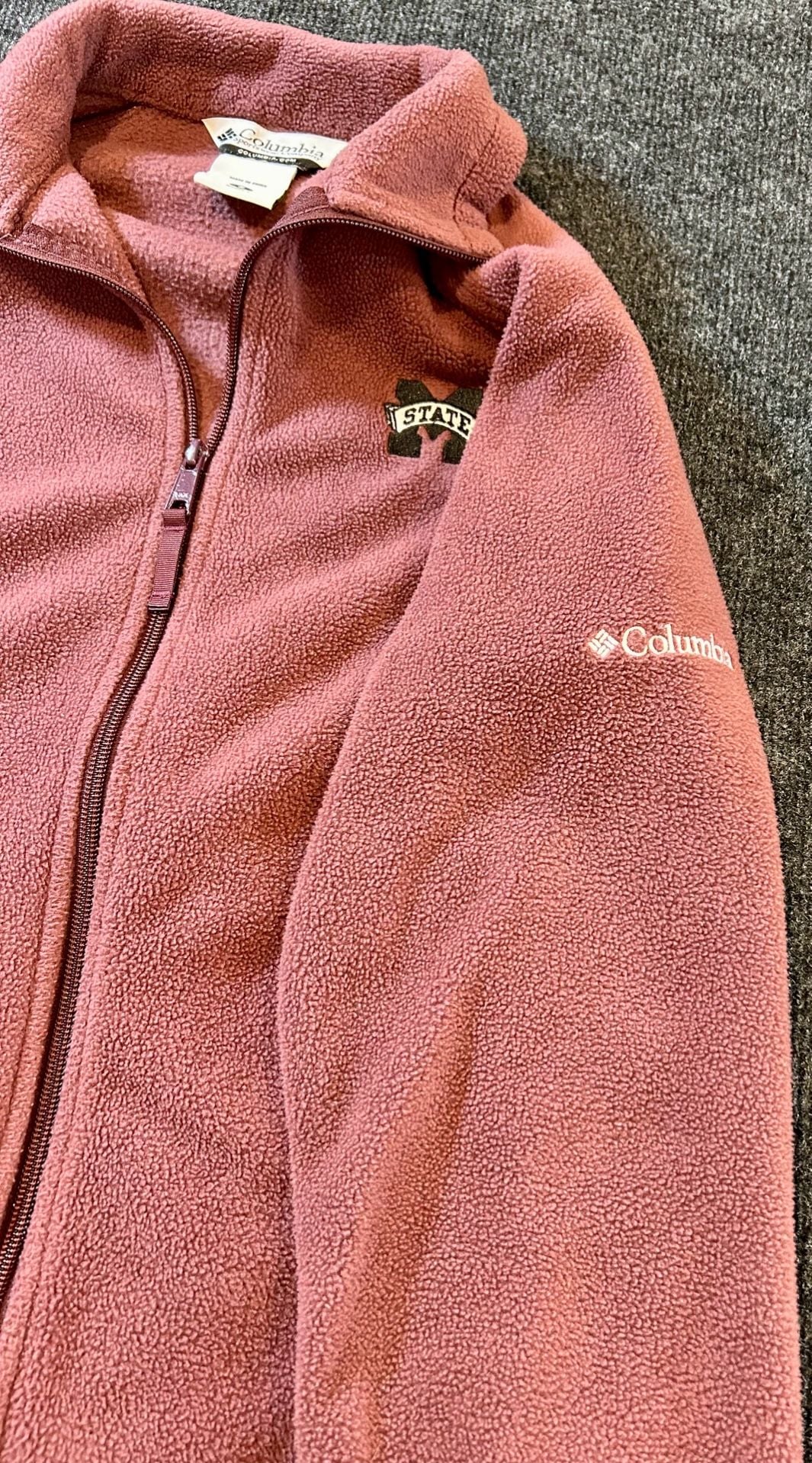 Columbia Mississippi State Bulldogs Women Benton Springs Full-Zip Fleece Jacket 6