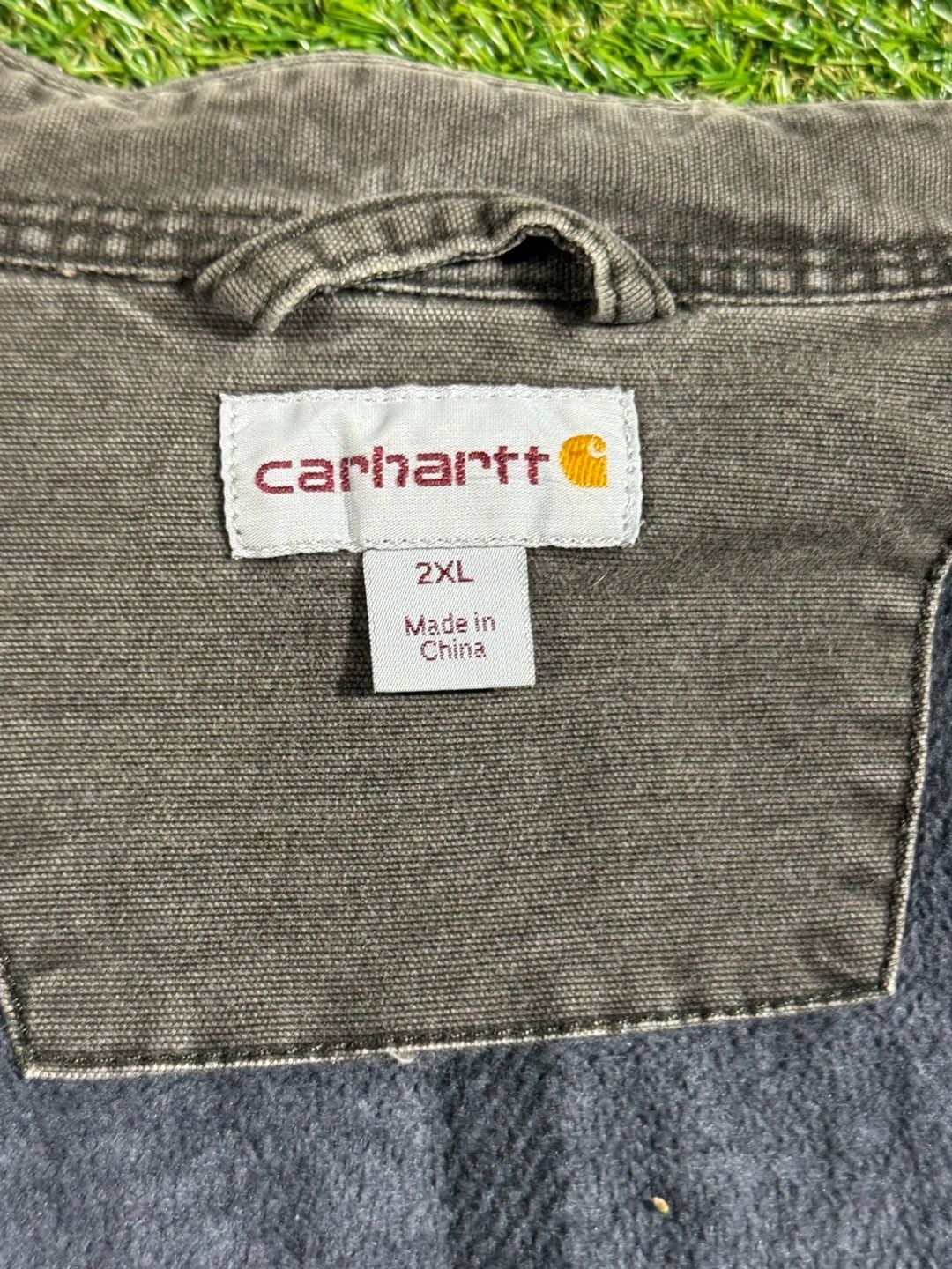 Carhartt Flannel Lined Canvas Shirt Jacket 7