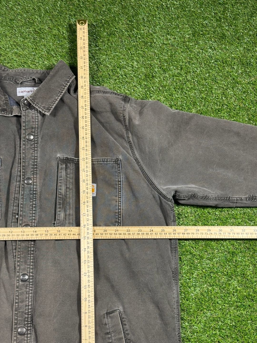 Carhartt Flannel Lined Canvas Shirt Jacket 9