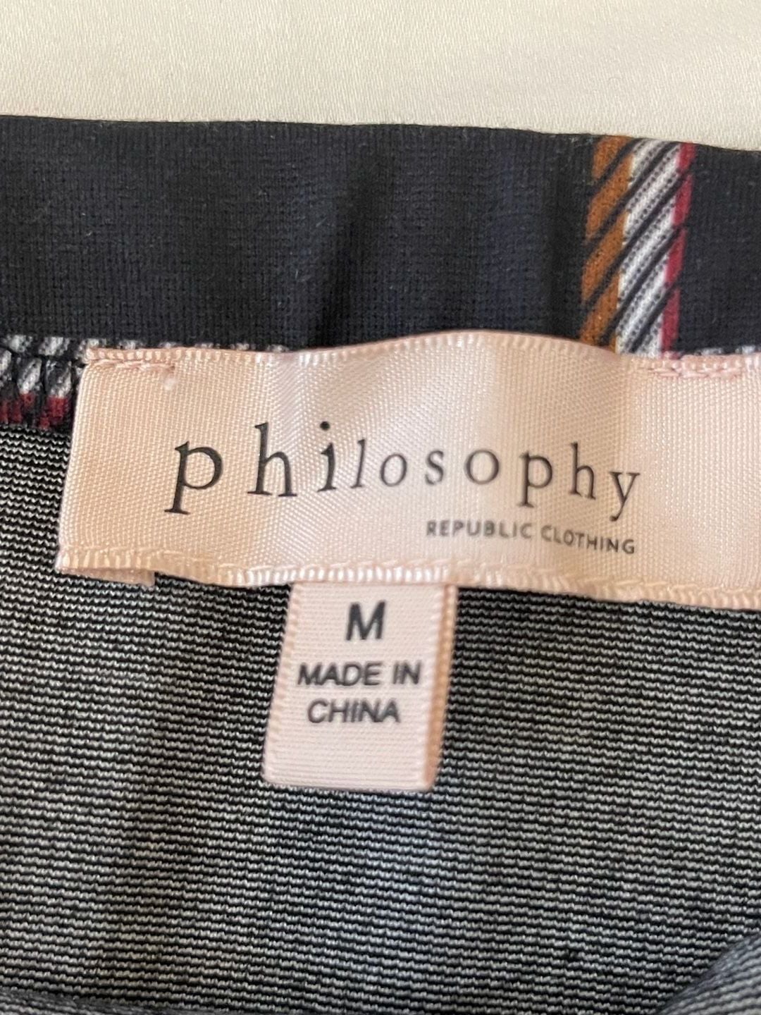 Philosophy Republic Clothing Women's Plaid Pencil Skirt Size Medium 3