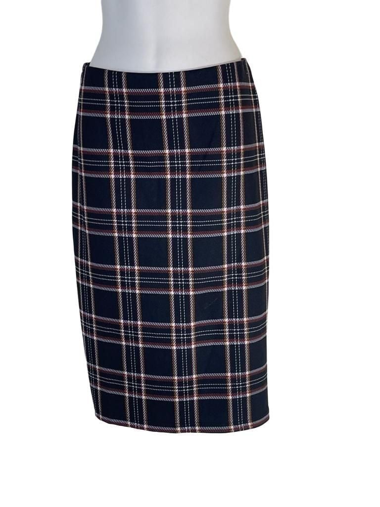 Philosophy Republic Clothing Women's Plaid Pencil Skirt Size Medium 2