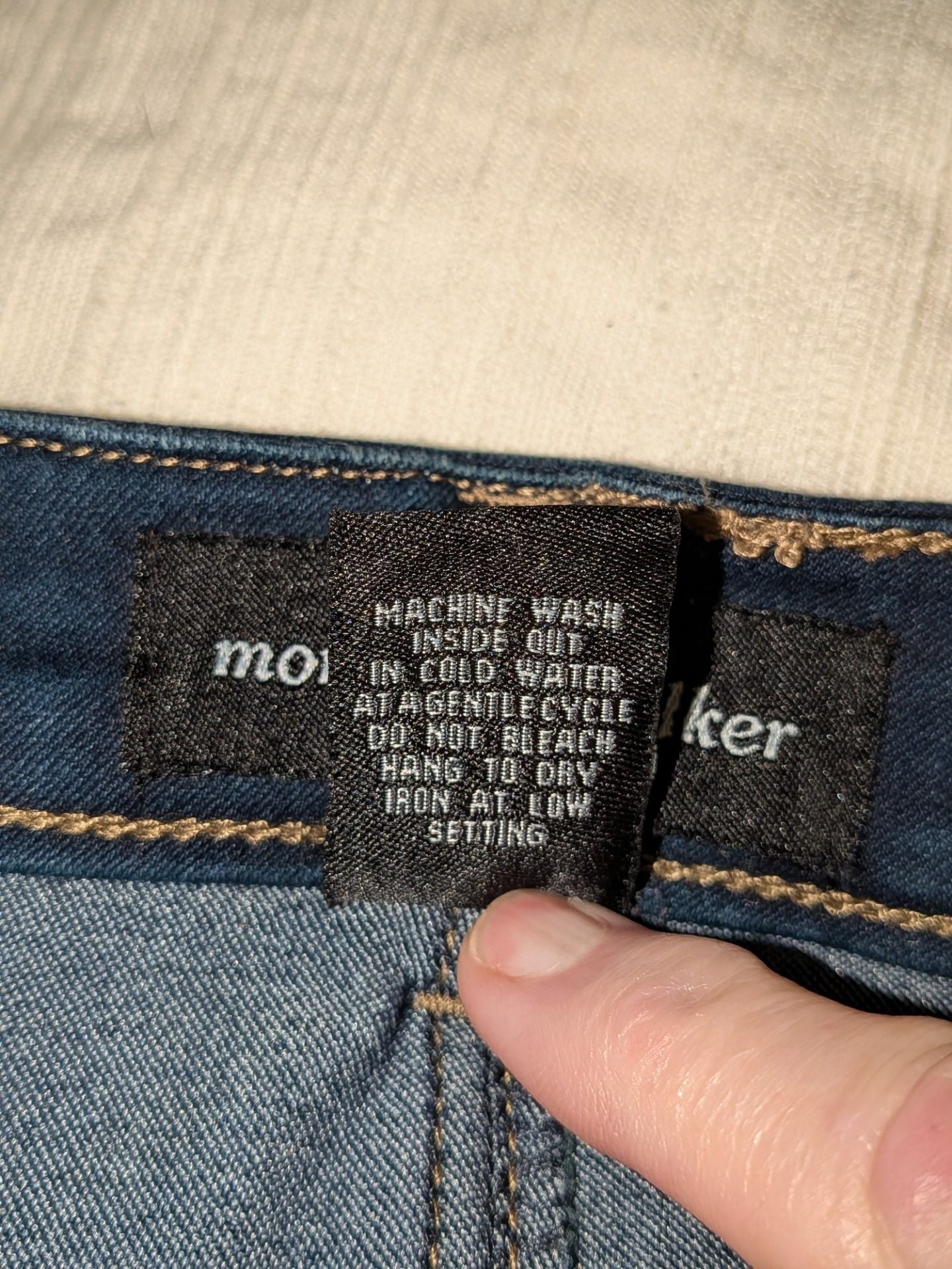 Morgan & Walker Women's Plus Size Size 20 Rolled Cuff Denim Bermuda Shorts 6