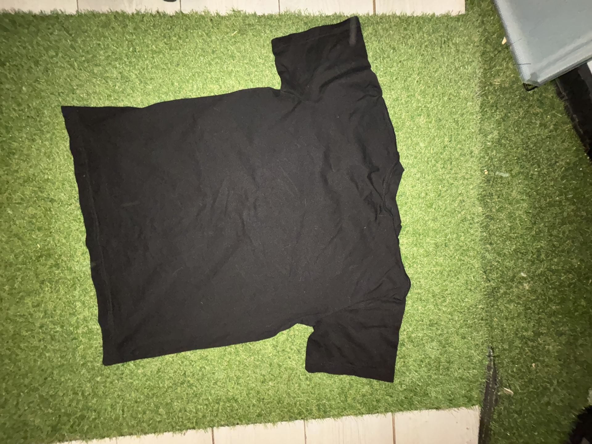 Palm Angels Paris Sprayed Logo Graphic T-Shirt in Black 6