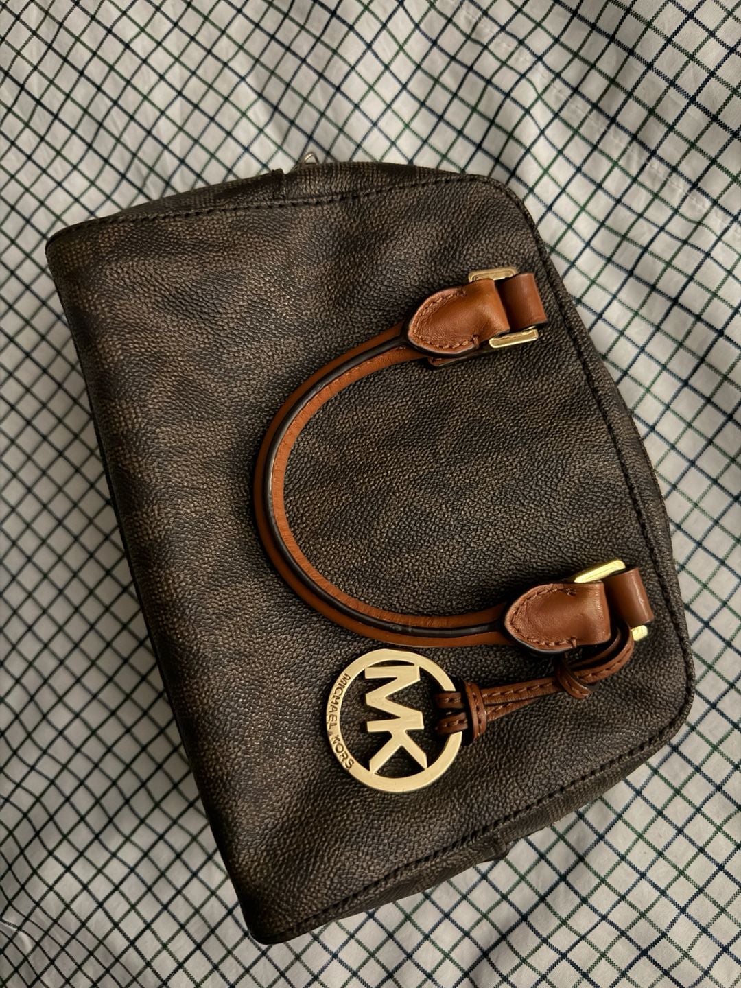 Michael Kors Jet Set Travel Extra Small Logo Print Duffle Crossbody Bag 2