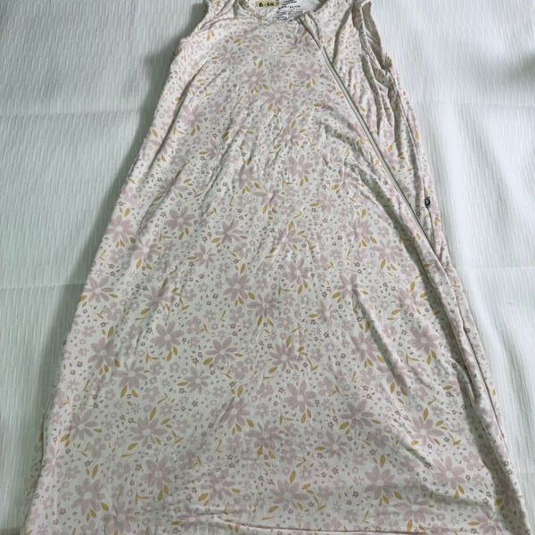 Gunamuna 0.5 TOG Baby Sleeping Bag, Floral Print, Size 9-18 Months