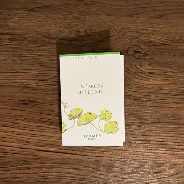 Hermès Un Jardin Sur Le Nil Eau de Toilette Fragrance Sample Vial (2ml)