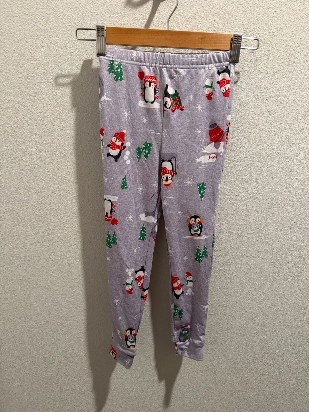 Cuddl Duds Jammies For Your Families Girls Let It Snow Penguin 2-Piece Pajama Sleep Set Size 6 2