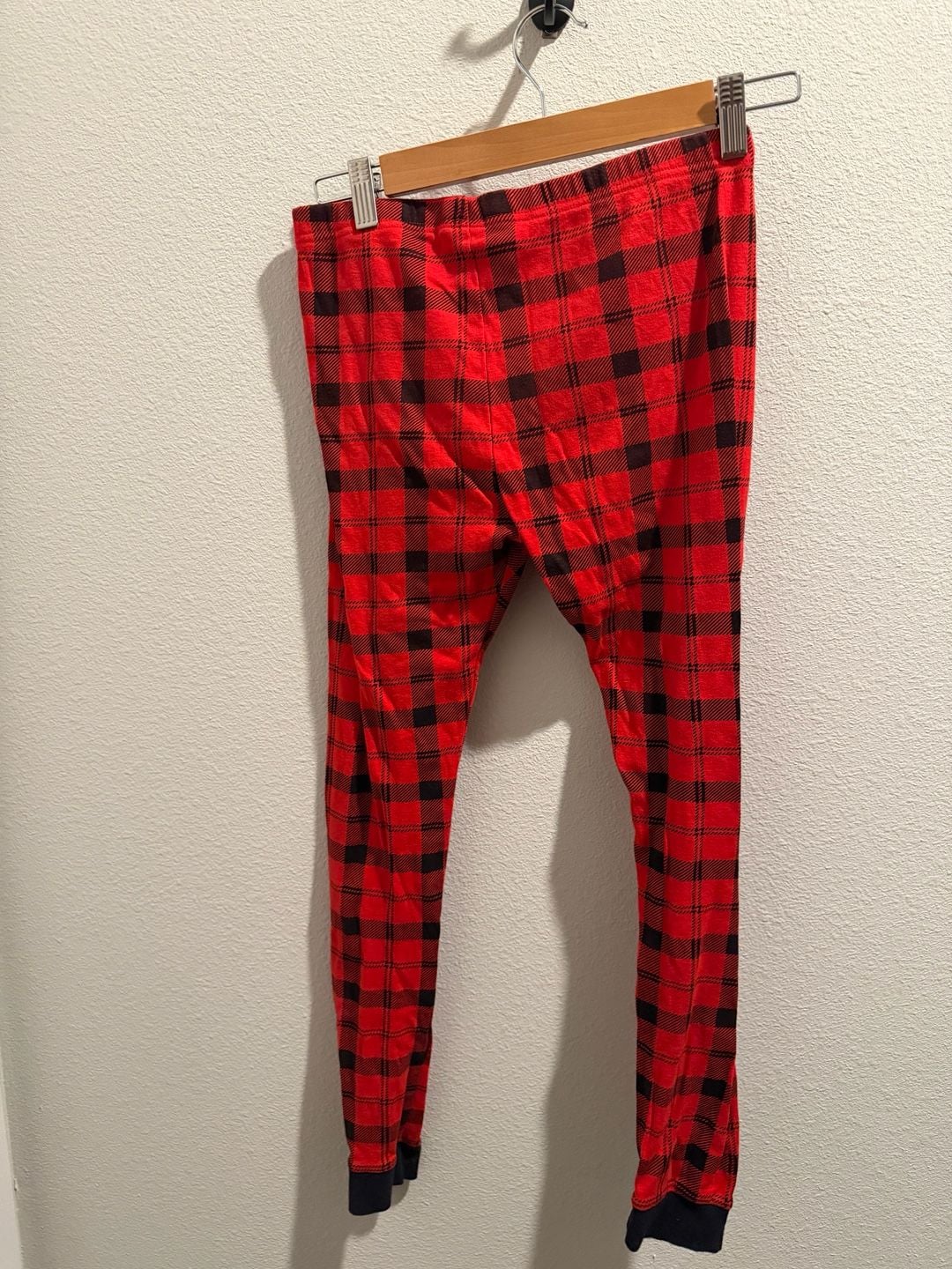 Carter's Kids Red and Black Buffalo Plaid Long Sleeve Pajama Set Size 14 12