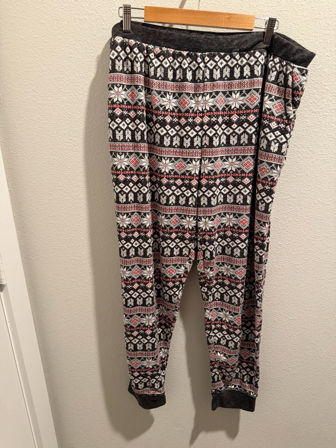 Cuddl Duds 2-Piece Fair Isle Knit Pajama Set 7