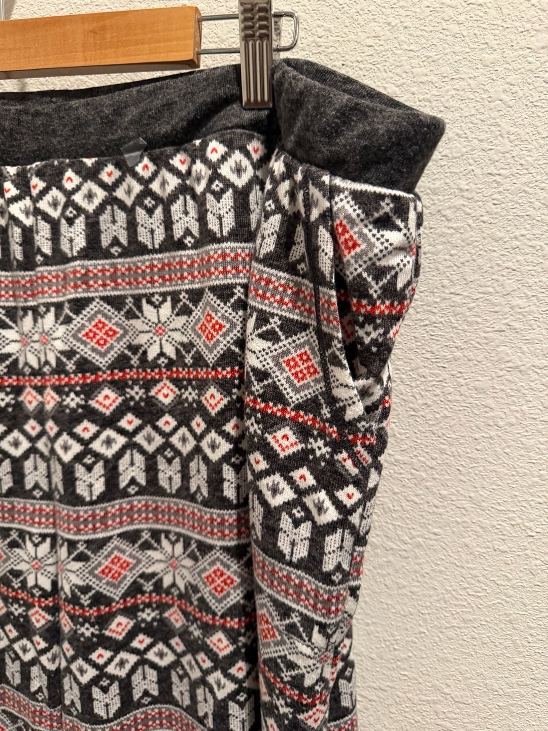 Cuddl Duds 2-Piece Fair Isle Knit Pajama Set 8