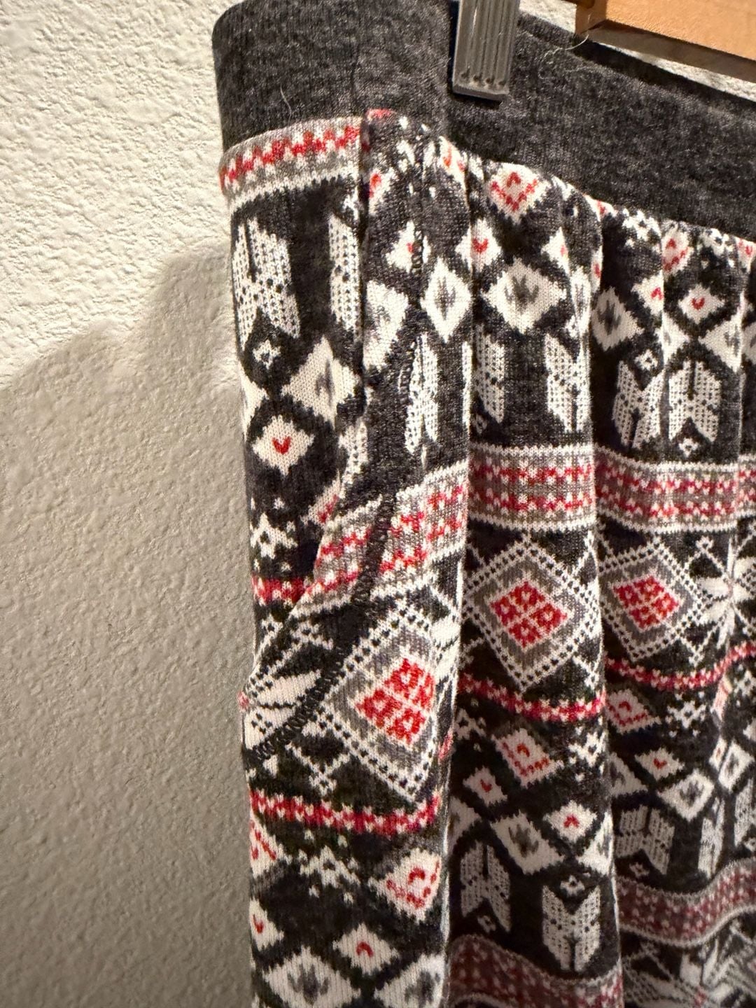 Cuddl Duds 2-Piece Fair Isle Knit Pajama Set 9