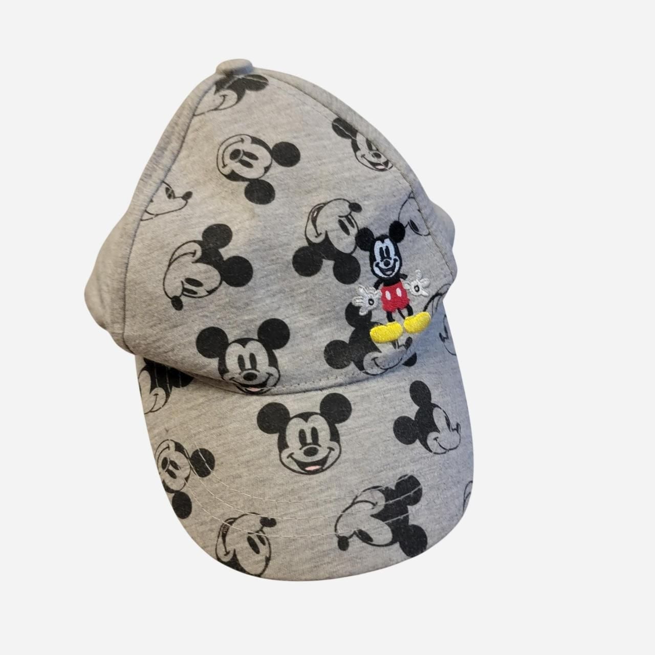 Disney Junior Mickey Mouse Youth Hat Gray Adjustable Cap 100% Cotton Boys Girls 1