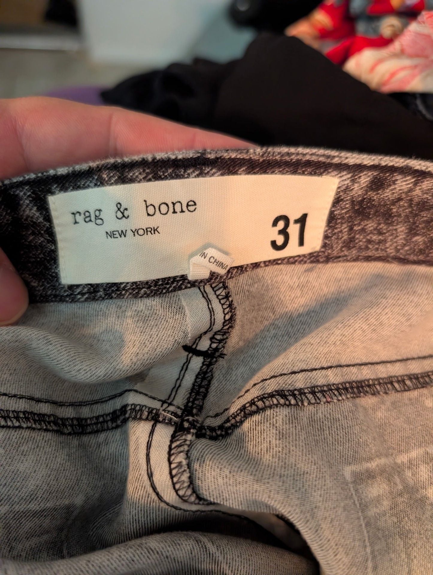 Designer Comfychic Rag & Bone rb Miramar Liquid Denim-Effect Pants 3