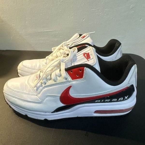 Nike Air Max LTD 3 White Red Black Sneakers Men’s Size 9