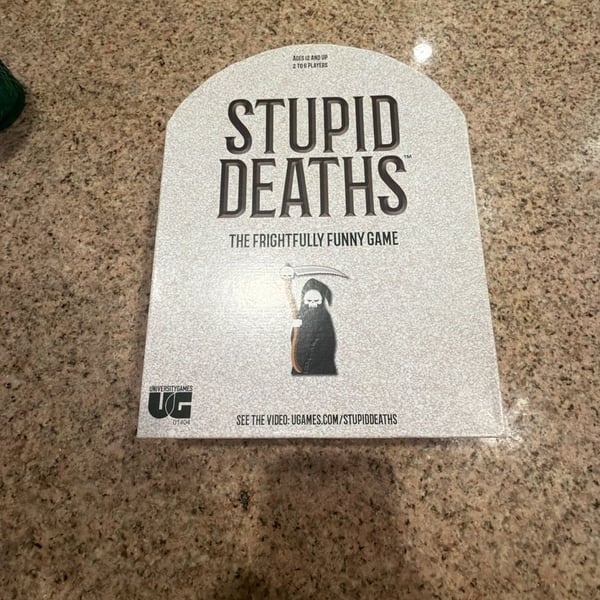 Stupid Deaths The Frightfully Funny Game Board Game