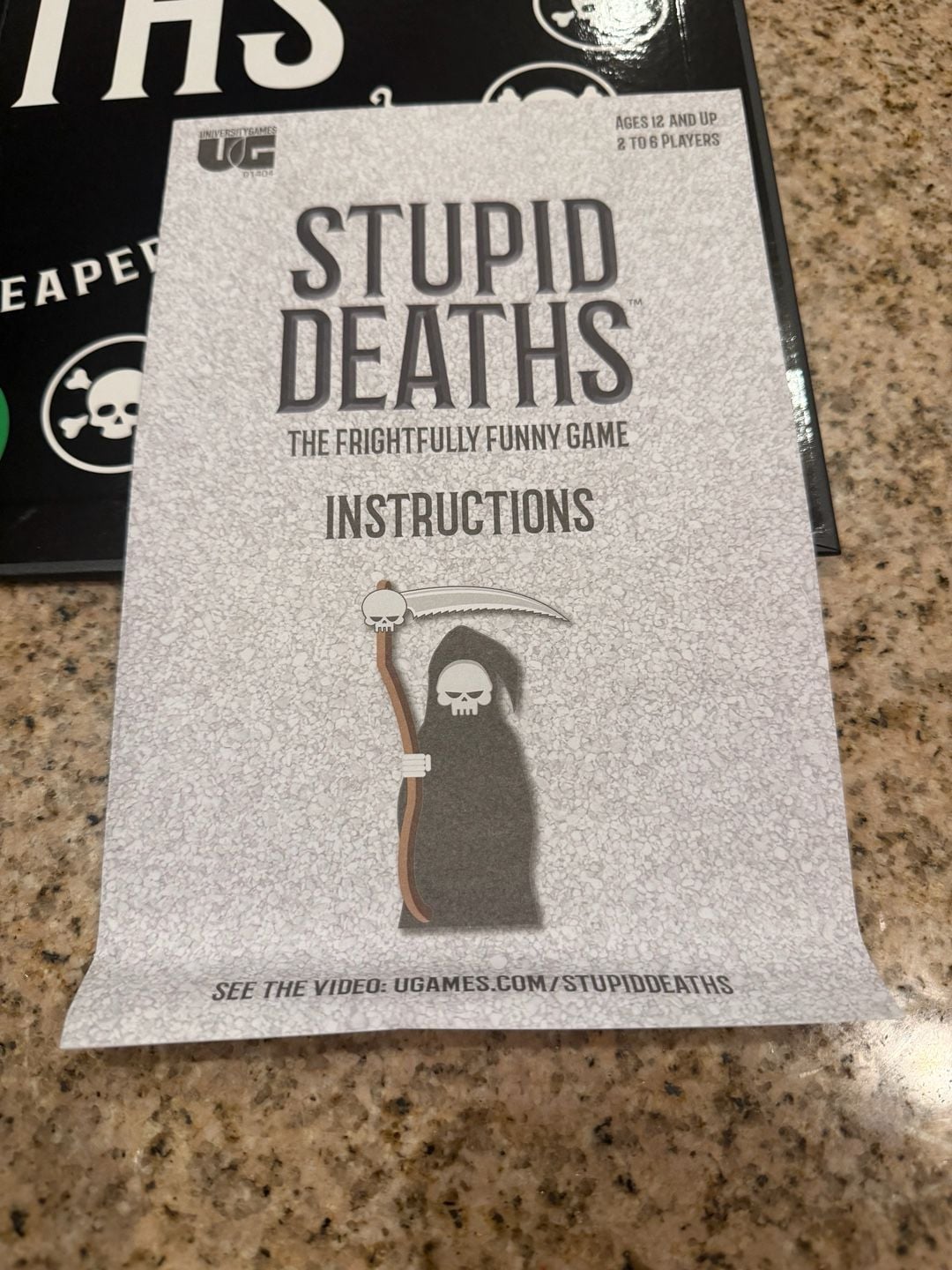 Stupid Deaths The Frightfully Funny Game Board Game 3