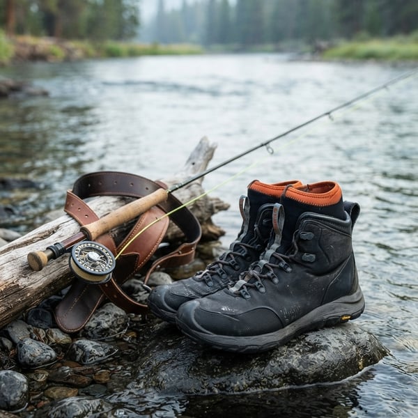 Simms Intruder Vibram Wading Boots size 10