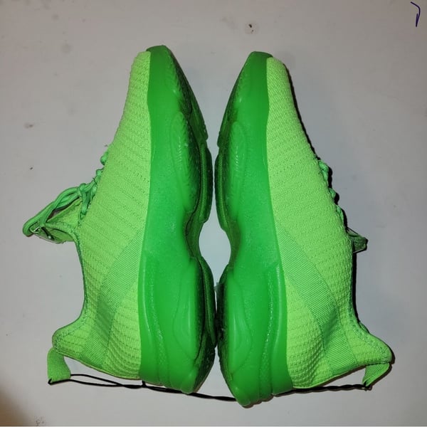 Green Rampage sneakers