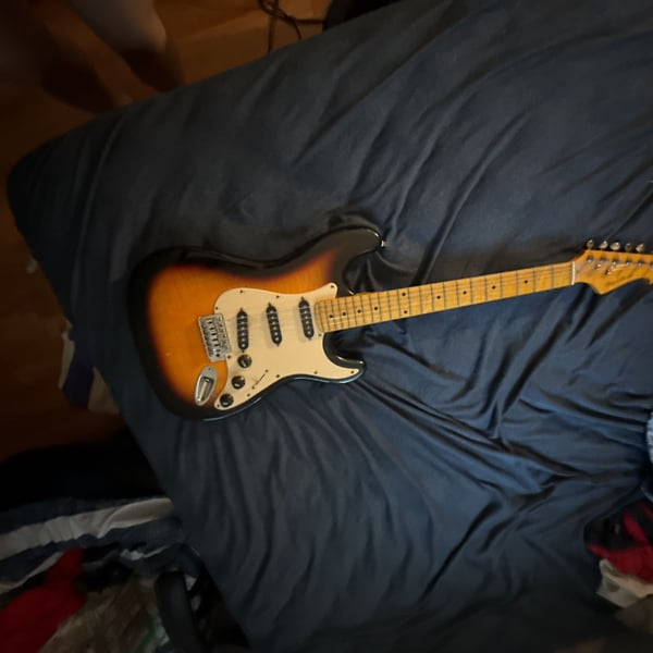 Spectrum AIL 94FM Strat-Style Sunburst Electric Guitar