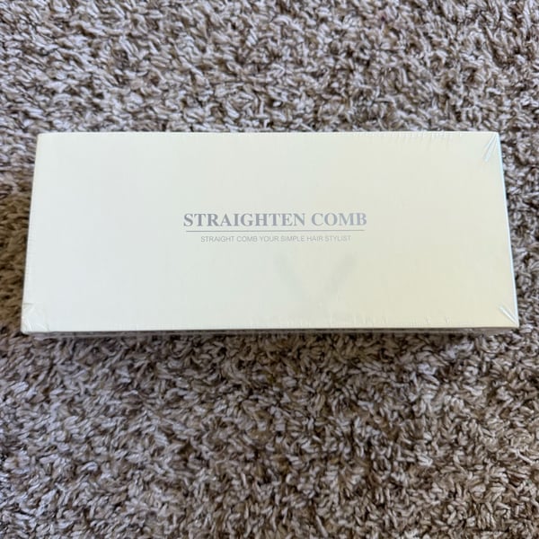 Wireless Hair Straight Comb, Portable Cordless Hair Straightener Brush Hot Comb