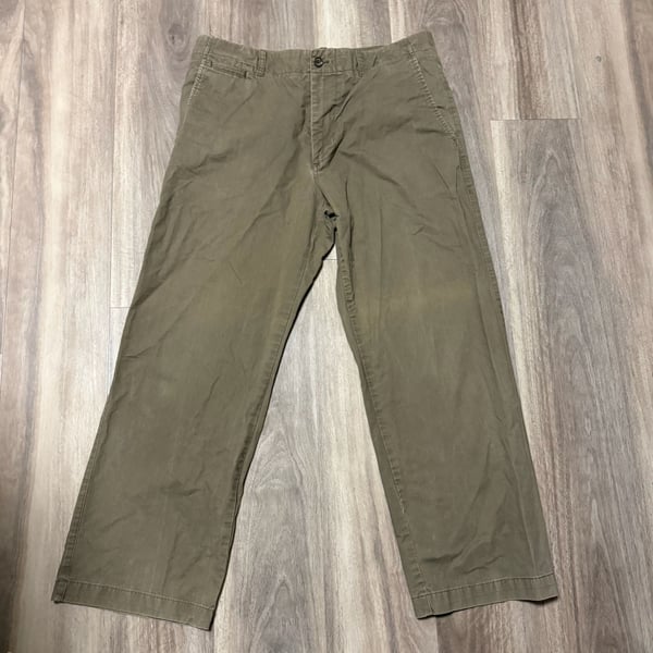 Banana Republic Men's Olive Green Chino Pants Size 36x30