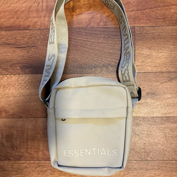 Fear of God Essentials Crossbody Sling Bag in Cream