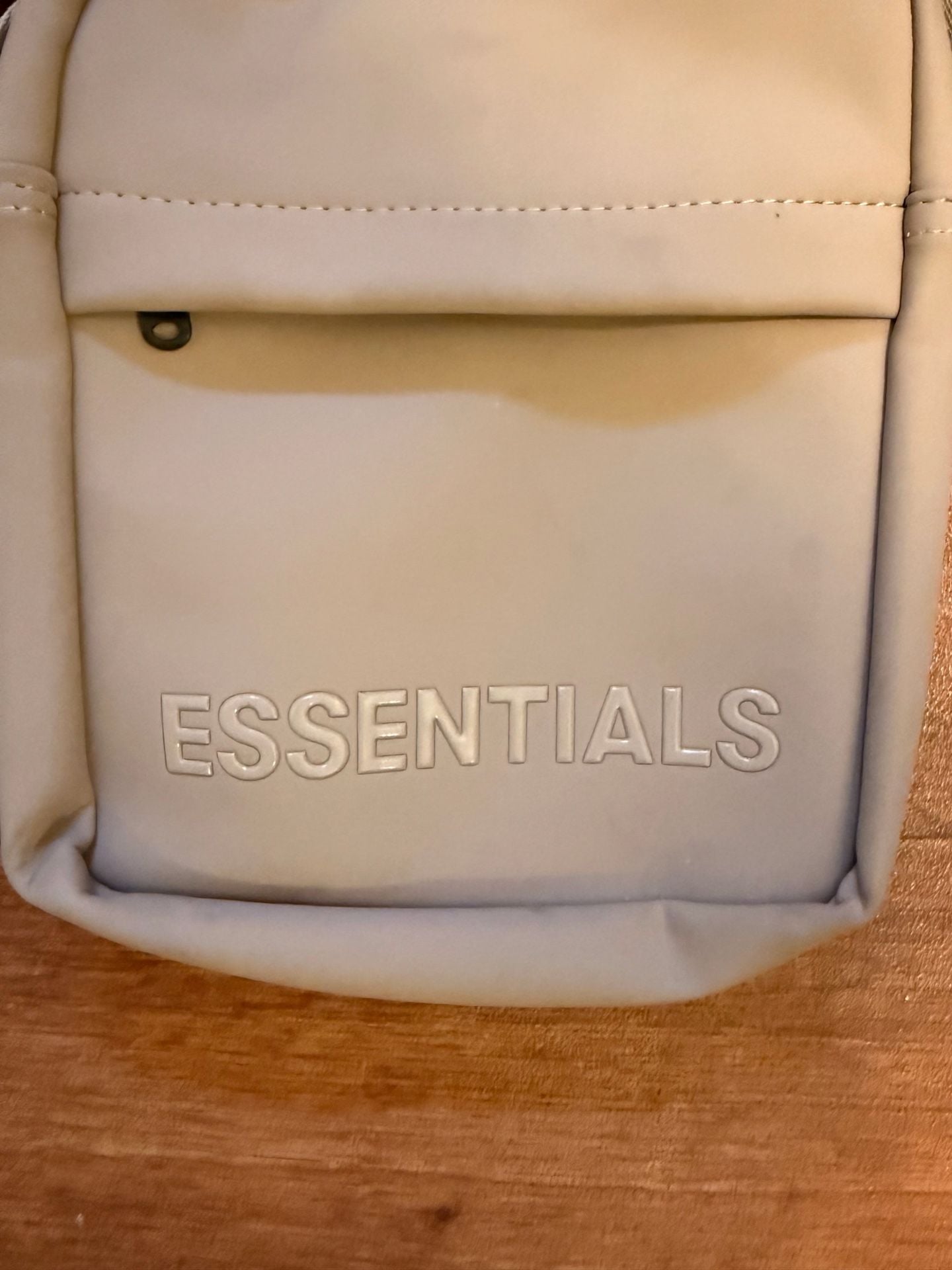 Fear of God Essentials Crossbody Sling Bag in Cream 3