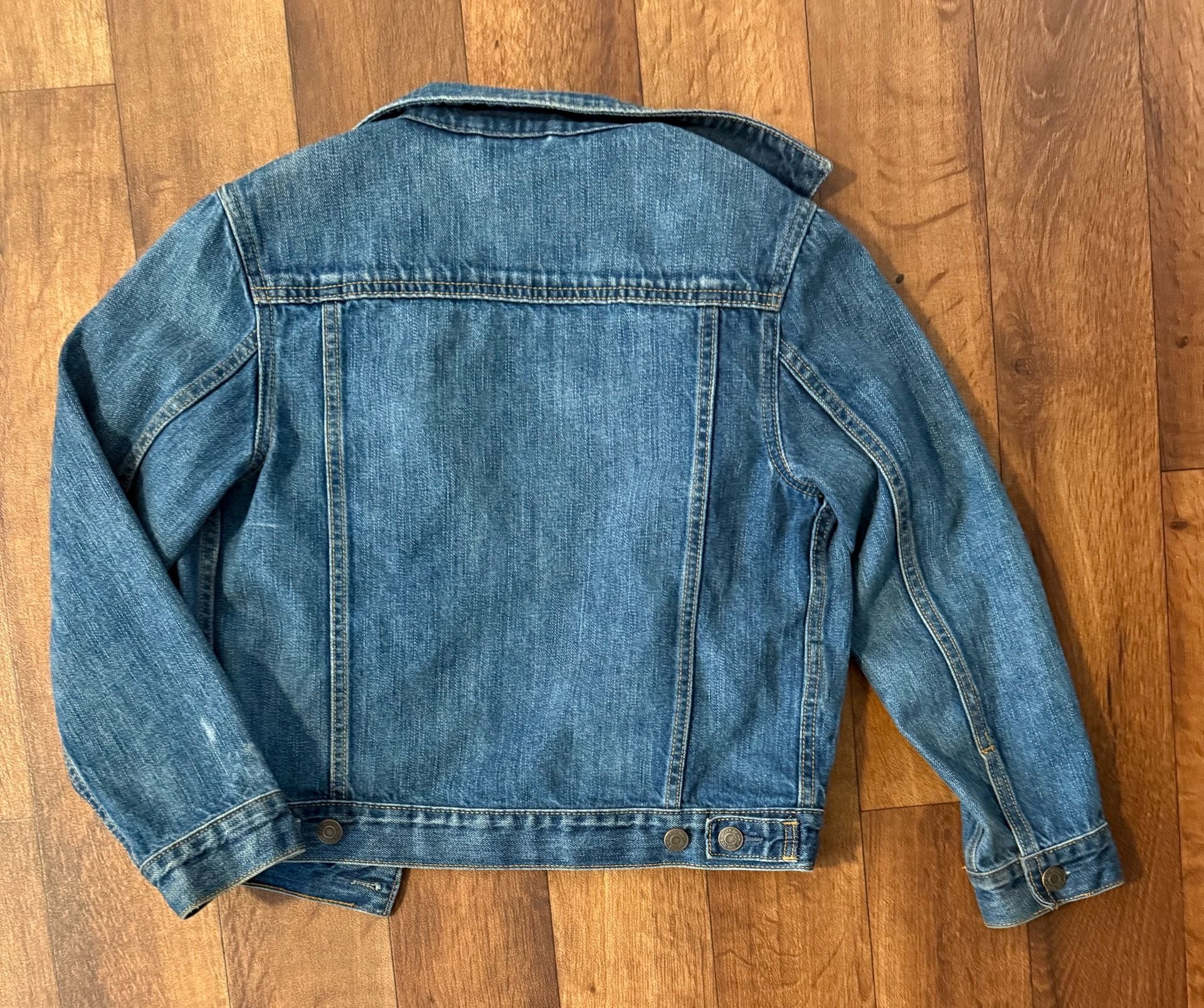 GapKids 1969 Classic Medium Wash Denim Jean Jacket 4